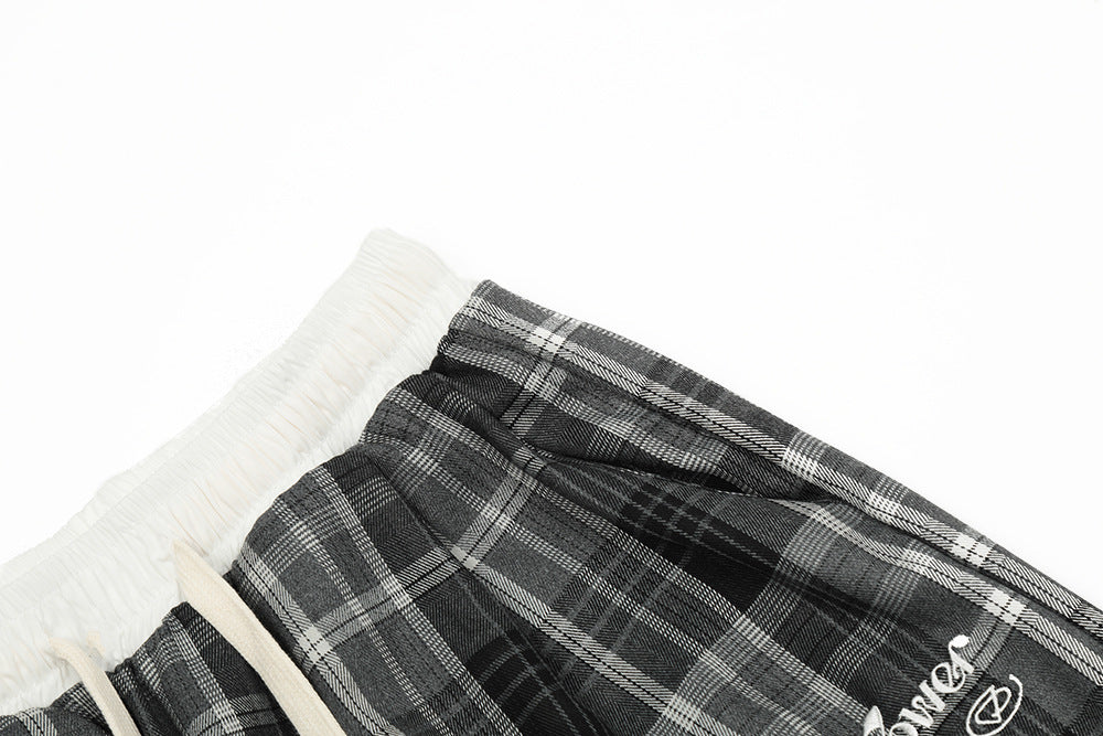 Fashion Loose Plaid Casual Pants For Men