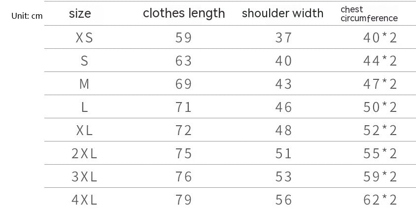Men's And Women's Fashion T-shirt