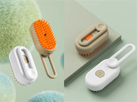 Electric Pet Steam Brush - 3 In 1