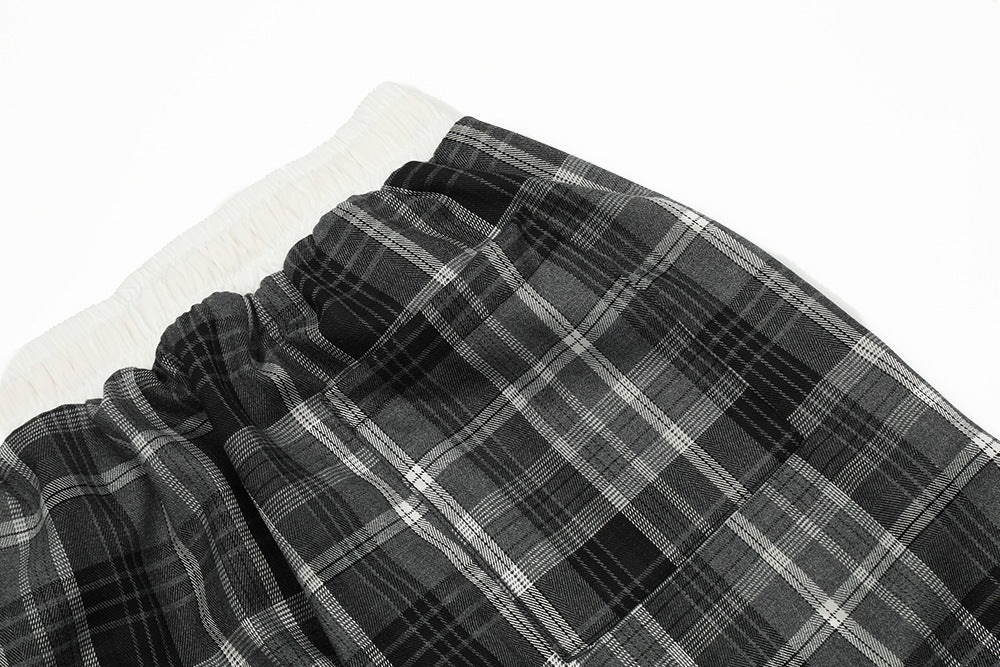 Fashion Loose Plaid Casual Pants For Men