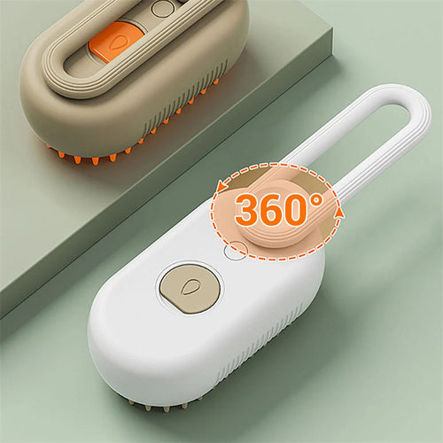 Electric Pet Steam Brush - 3 In 1